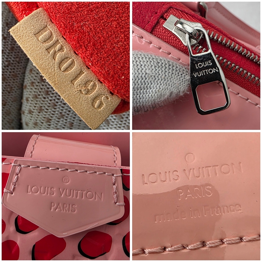 Louis Vuitton Pink and Red Patent Leather Satchel - Picture 5 of 11